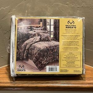 NEW queen RealTree max-4 percale sheet set